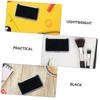 Baluue 4pcs Color Empty Eyeshadow Case Diy Lipstick Tray Durable Makeup Storage for Daily Use Lightweight and Practical for Travel Includes White Black Transparent Lids view 3