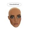 FashionCha Mannequin Head Wig Head, Multifunctional Wig Display Stand, Professional Wig Holder, Only Head view 4