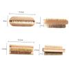 COLLBATH 3pcs Nail Finger Washing Brush Styles Hand Cleaning Tool Wooden Pig Bristles Brush view 2