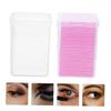 Baluue 200pieces Eyelash Extension Glue Bottle Cleaning Wipers Cotton Pads Lint- Portable Cleaning Wipes for Salon Use and Travel for Makeup Artists and view 3