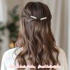20pcs 5-Teeth Silver Metal Side Combs - Small Hair Combs for Women, Wedding & Bridal Veil view 4