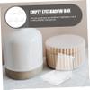 Baluue Lipstick Containers Empty 5pcs Mini Makeup Containers Set Empty Eyeshadow Box Cosmetics Tray Travel-friendly Skincare Organizers view 3