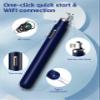 Visual Blackhead Remover Tools with Camera,Pimple Popper Extractor Tool Kit with Camera 20X 1080P Pore Cleaner Acne Comedone Whitehead Extractor Kit for iPhone/Android (Blue) view 4