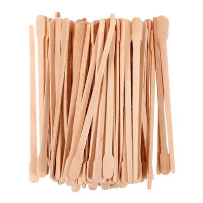 FRCOLOR 300pcs Wooden Wax Sticks Eyebrow Waxing Kit Nose Wax Applicator Sticks Skincare Spatulas Travel for Hair Removal