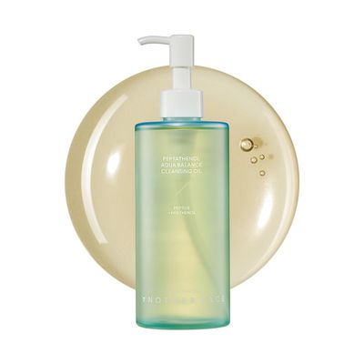 ANOTHERFACE PEPTATHENOL Aqua Balance Cleansing Oil, Korean Skin Care, Black Head & Waterproof Makeup Removal, Deep Cleansing, Quick Melting, Non-irritation for Sensitive Skin, Vegan, 10.14 Fl. Oz