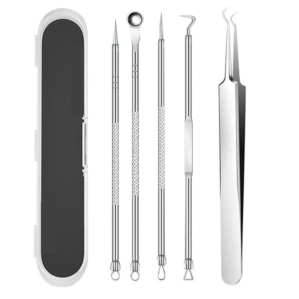 Blackhead Remover,Professional Facial Blackhead Remover Tweezers, Facial Black Head Remover Set,Stainless Steel Blackhead Tweezers Professional Tool Set (03)