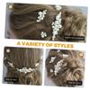 Baluue 1set Elegant Hair Comb for Brides European Design Hairpin and Fork Accents Wedding Accessory for Women and Girls view 4