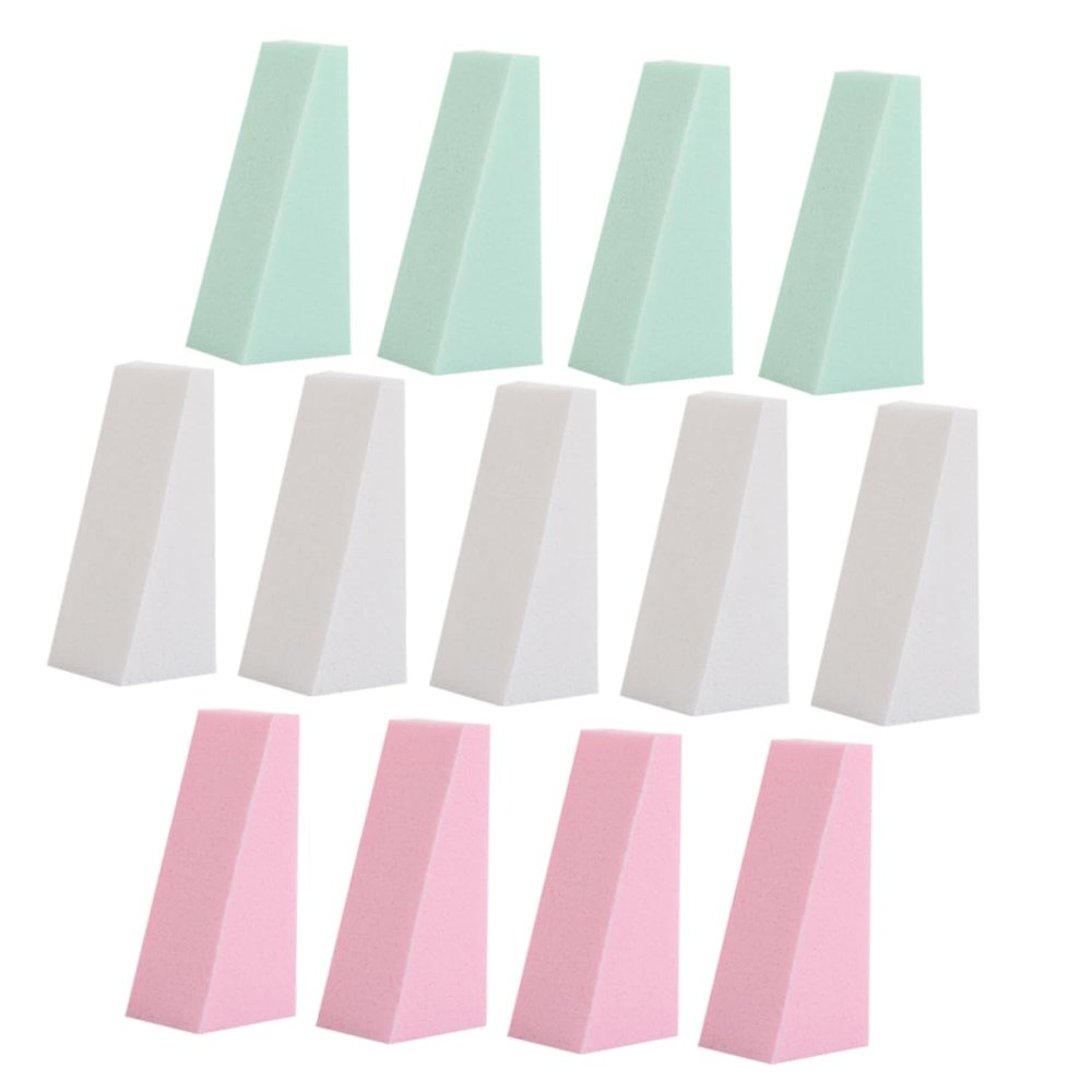 FOYTOKI 30pcs Makeup Sponges and Diamond Cosmetic Powder Puff for Liquid Powder Application Material for for Beauty Makeovers
