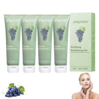 AEEHFENG Purifying Exfoliating Gel, Deep Cleansing Face Exfoliator, 4 Pack