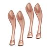 IWOWHERO 4pcs Facial Cream Spoon Metal Scoop Skincare Tools for Face Application view 1