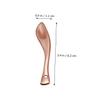 IWOWHERO 4pcs Facial Cream Spoon Metal Scoop Skincare Tools for Face Application view 3