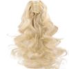 TATDBEUHW Blonde Ponytail Extension, Clip on Ponytails for Women - Ponytail Extension Human Hair for a Natural Look, Easy to Attach with Claw Clip, Ideal for Parties and Special Occasions view 1