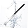 Mikinona Long Handle Makeup Spatula Metal Cosmetic Spatula for Foundation Mixing and Nail Art view 3