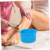 JEWEDECO Hair Removal Tool Wax Melting Container Bowl Set Heat Resistant Silicone view 4