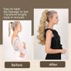 TATDBEUHW Blonde Ponytail Extension, Clip on Ponytails for Women - Ponytail Extension Human Hair for a Natural Look, Easy to Attach with Claw Clip, Ideal for Parties and Special Occasions view 3