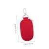 Baluue 1pc Storage Organizer Bag Small Slot Pouch for Bottles and Pressure-resistant Holder for Home Travel Red view 3
