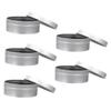 Baluue 5sets Makeup Brush Cleaning Sponge Boxes Compact Eye Shadow Cleaner for Makeup Brush Care for Travel Use and Busy Women view 1