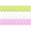 Baluue 30pcs Hair Perm Inserting Cards Isolating Boards Set Foam Curlers Hair Styling Tools Random Color view 1