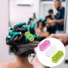 Baluue 30pcs Hair Perm Inserting Cards Isolating Boards Set Foam Curlers Hair Styling Tools Random Color view 4