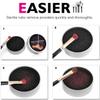 Baluue 4sets Sponge Makeup Cleaning Tool Set Activated Carbon Brush Scrubber for Eye Shadow Foundation Convenient Storage Quick Drying Cleaning for Makeup Brushes view 4