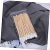 BELLIFFY 4packs Pet Cleaning Cotton Swabs Single Wooden Swabs for Ear Cleaning Cotton Sticks Safe and Absorbent for Pets view 4