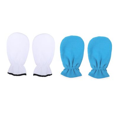 FOYTOKI 2pairs Paraffin Mitts for Kerotherapy Portable Wax Gloves Reusable Washable for Hands Feet Care for Mom