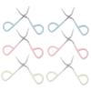 TOVINANNA 6pcs Stainless Steel Eyebrow Tweezers Scissors-shaped Eyebrow Clips for Precise Grooming Makeup Tool for Easy Shaping and Trimming view 1