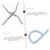 TOVINANNA 6pcs Stainless Steel Eyebrow Tweezers Scissors-shaped Eyebrow Clips for Precise Grooming Makeup Tool for Easy Shaping and Trimming view 2