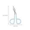 TOVINANNA 6pcs Stainless Steel Eyebrow Tweezers Scissors-shaped Eyebrow Clips for Precise Grooming Makeup Tool for Easy Shaping and Trimming view 3