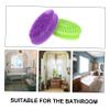 Baluue 2pcs Silicone Bath Brush Scalp Scrubber Exfoliator Skin Scrubber Brush Head view 3