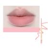 1 PC Fidoo Double Ends Lip Liner, 3 in 1 Velvet Smooth Lipstick With Sponge Brush & Built-in Sharpener, Silky Creamy Nude Brown Color Matte Lip Liner (02#, 0.2g) view 2
