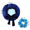 Beaupretty Hair Bonnet for Sleeping, Bonnet With Tie Band Adjustable Silk Scrunchies Sleep Cap Women Men Hair Care view 2