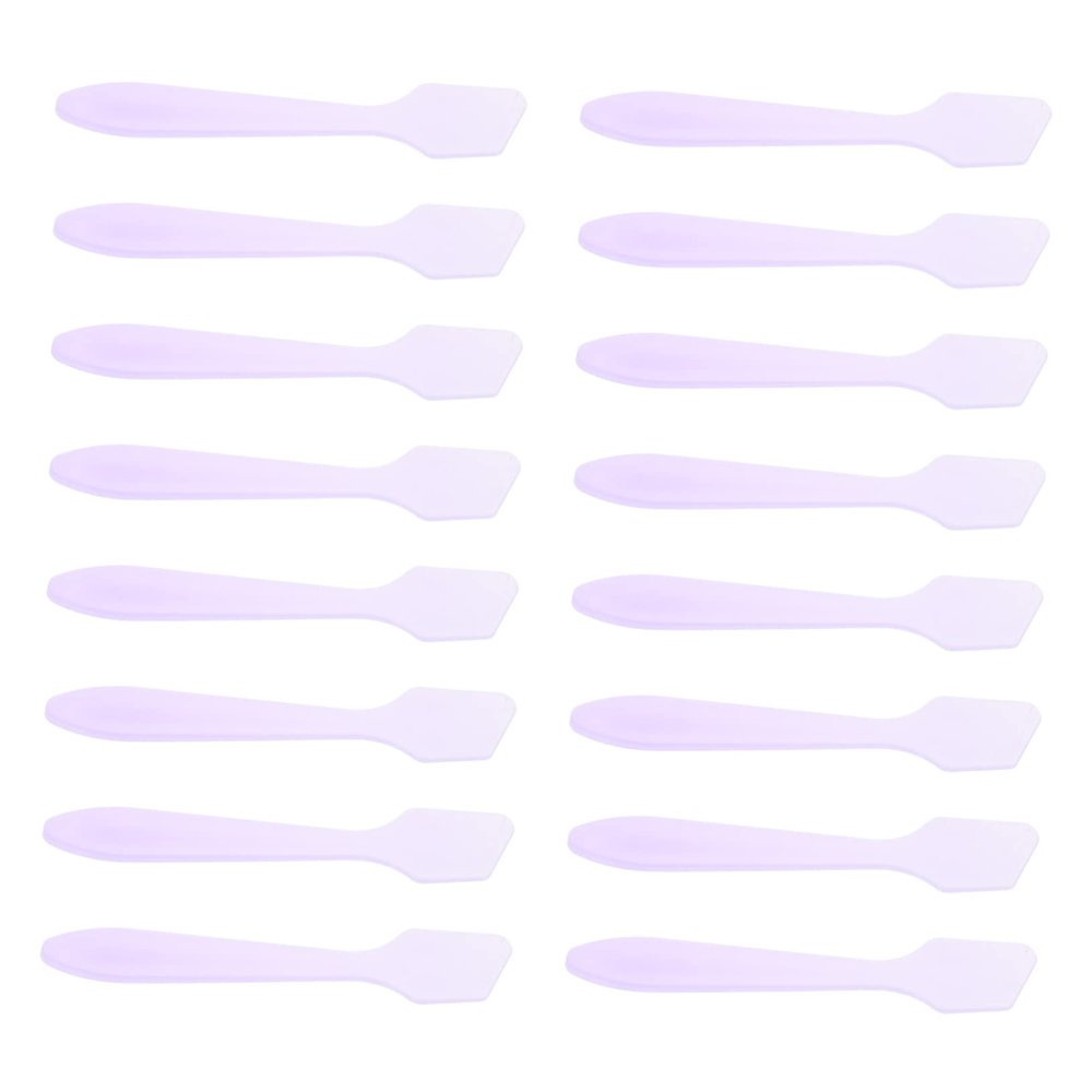 Baluue 100pcs Facial Skincare Spoons for Mask Application Peel Serum Spoons Travel-friendly