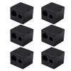 Baluue 6pcs Dual Cosmetic Pencil Sharpener for Eyebrow and Lip Liner Portable Makeup Tool for Precise Shaping Efficient Eyeliner Sharpener Unique Design for Travel and Daily Use view 1