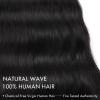 FAVE 18 Inches Human Hair Wigs With Bangs 13 Lace Top Wig with Bangs Brazilian Virgin Human Hair Wig for Women Natural Wave Wig Wear And Go view 3