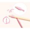 1 PC Fidoo Double Ends Lip Liner, 3 in 1 Velvet Smooth Lipstick With Sponge Brush & Built-in Sharpener, Silky Creamy Nude Brown Color Matte Lip Liner (05#, 0.2g) view 3