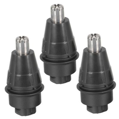minkissy 3pcs Replacement Heads for Electric Nose Hair Trimmer and Washable Nose Hair Remover Parts for Men Compatible Trimmer for Optimal Grooming