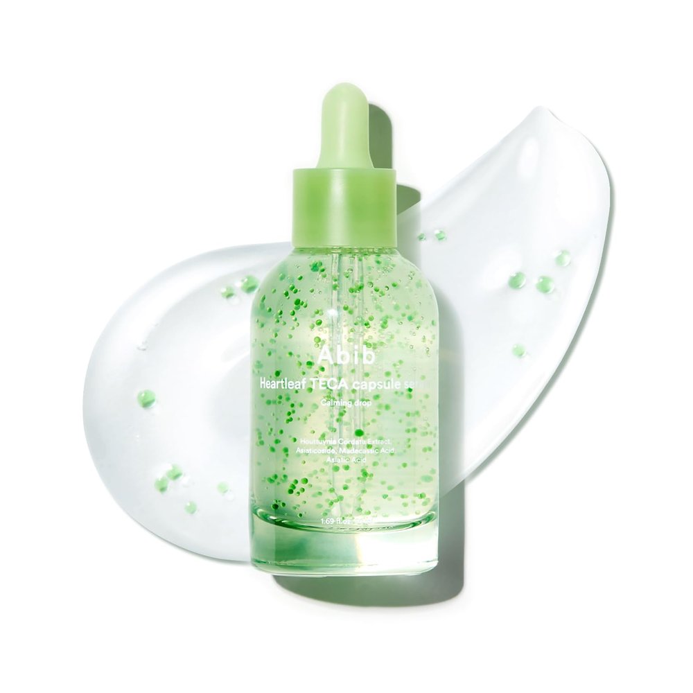Abib Heartleaf TECA capsule serum Calming drop 1.69 fl.oz. | Soothing Hydration with Centella Asiatica & Niacinamide | Lightweight Korean Skincare for Sensitive Skin