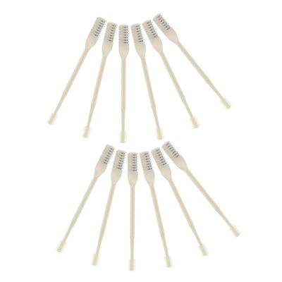 FRCOLOR 12pcs Manual Nasal Hair Trimmer for Men Women Portable Nose Hair Cutter for Travel Safe Nose Removal Tool for Daily Grooming and Personal Care