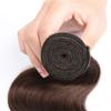 Chocolate Brown Body Wave Bundles Color 4 Human Hair Brown Body Wave Bundles 22 24 26 inch Double Weft Brazilian Dark Brown Human Hair Extensions Silky Soft for Black Women view 4