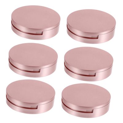Baluue 6pcs Round Eyelash Packaging Box with Mirror Durable Eyelash Storage Case for Makeup Lovers Beauty Salons Effortlessly