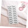 Baluue 6pcs Round Eyelash Packaging Box with Mirror Durable Eyelash Storage Case for Makeup Lovers Beauty Salons Effortlessly view 2