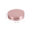 Baluue 6pcs Round Eyelash Packaging Box with Mirror Durable Eyelash Storage Case for Makeup Lovers Beauty Salons Effortlessly view 3