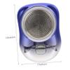 IWOWHERO Men Electric Razor Portable USB Charging Shaver Compact Travel Shaver for Face Mustache view 2