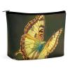 RKJVB Flying Golden Butterfly Makeup Bag for Women Portable Cosmetic Bag Waterproof Toiletry Bag Storage Bag Large Makeup Pouch Aesthetic Handheld Makeup Bag for Travel Work view 1