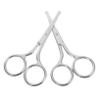minkissy 2pcs Women's Eyebrow Scissors Hair Cutting Scissors Professional for Nose Eyebrow Beard Trimming view 1