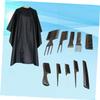 SKISUNO Men's Hair Cutting Kit Set Barber Tool Scissors Comb Brush Styling Tools Hairdressing Scissors Kit view 4