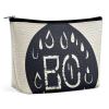 RKJVB Water Droplet Contour Makeup Bag for Women Portable Cosmetic Bag Waterproof Toiletry Bag Storage Bag Large Makeup Pouch Aesthetic Handheld Makeup Bag for Travel Work view 1