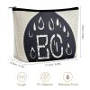 RKJVB Water Droplet Contour Makeup Bag for Women Portable Cosmetic Bag Waterproof Toiletry Bag Storage Bag Large Makeup Pouch Aesthetic Handheld Makeup Bag for Travel Work view 2
