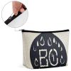 RKJVB Water Droplet Contour Makeup Bag for Women Portable Cosmetic Bag Waterproof Toiletry Bag Storage Bag Large Makeup Pouch Aesthetic Handheld Makeup Bag for Travel Work view 4
